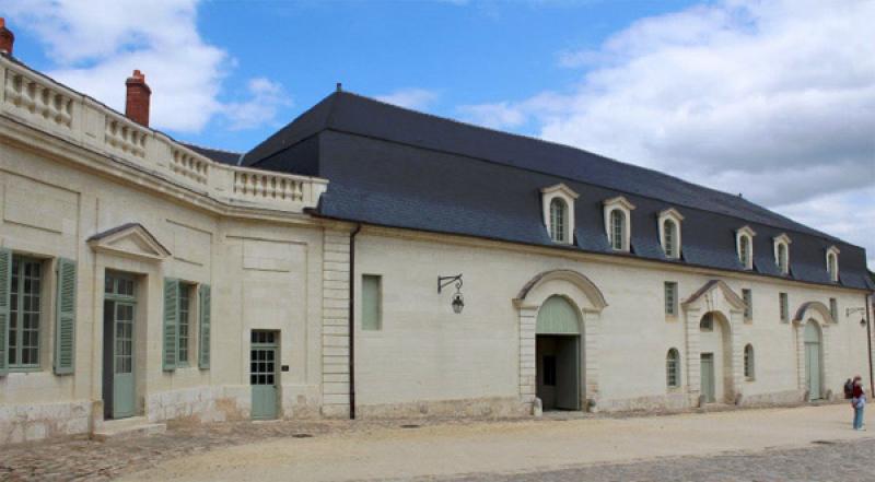 Le bâtiment de La Fanerie à l'Abbaye royale de Fontevraud qui abritera le futur Musée régional d’art moderne
