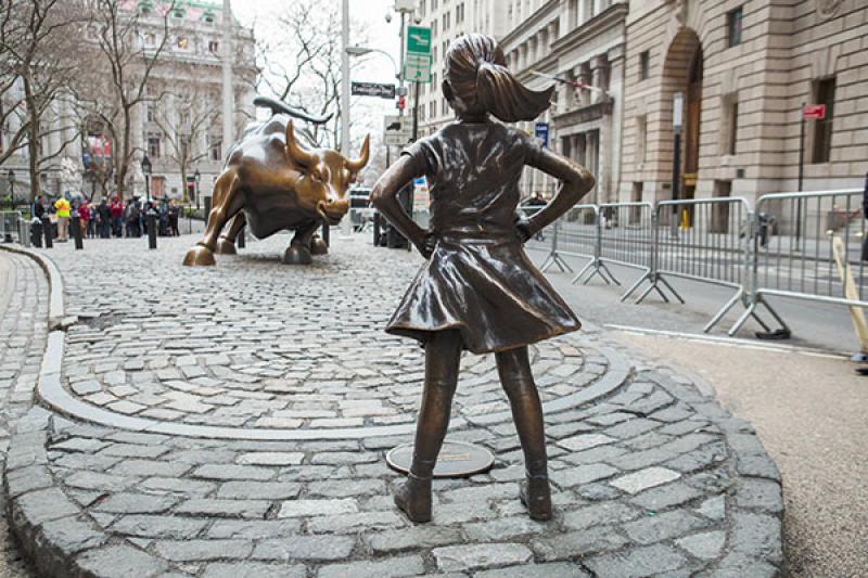 Kristen Visbal, Fearless Girl, La petite fille qui n'a peur de rien