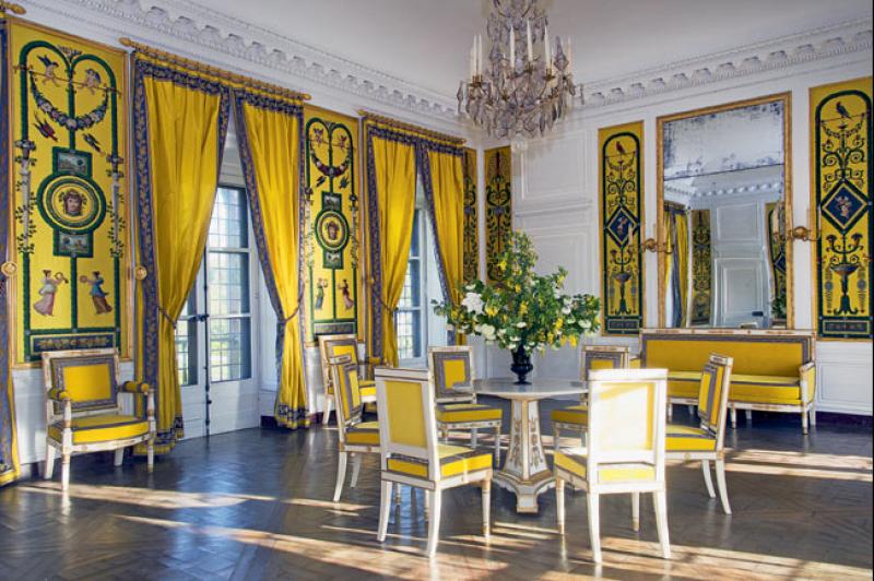 Vue de l'intérieur du château.