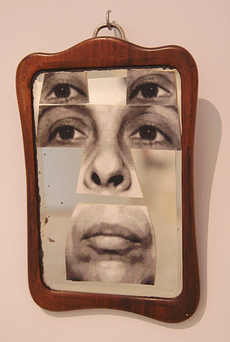 Autoportrait de Geta Brătescu exposé dans le Pavillon de la Roumanie lors de la Biennale de Venise en 2017 