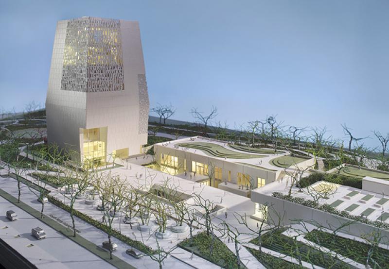 Le projet du Obama Presidential Center, à Chicago, comprenant un musée et une bibliothèque.