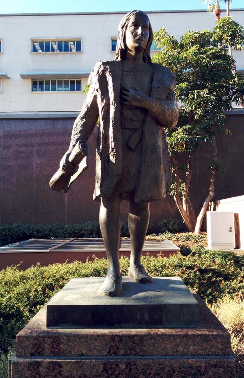 La statue de Christophe Colomb Los Angeles