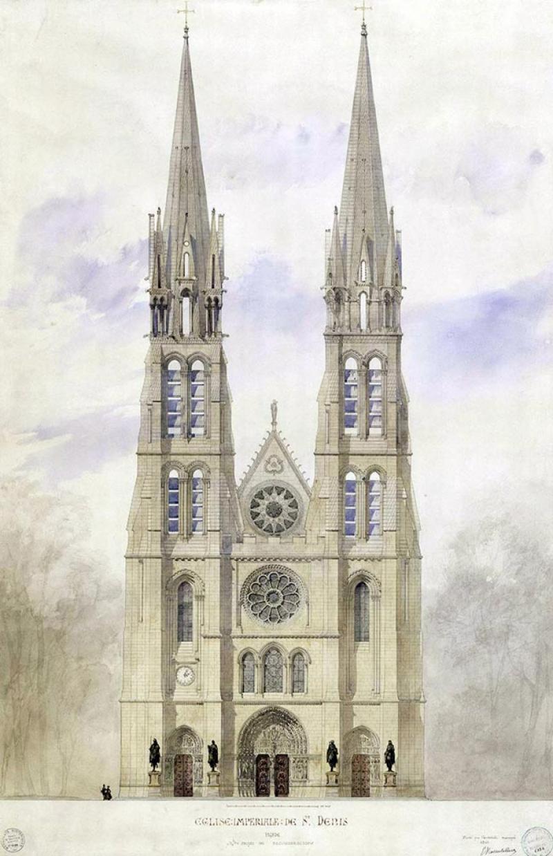 Basilique Saint-Denis 1860