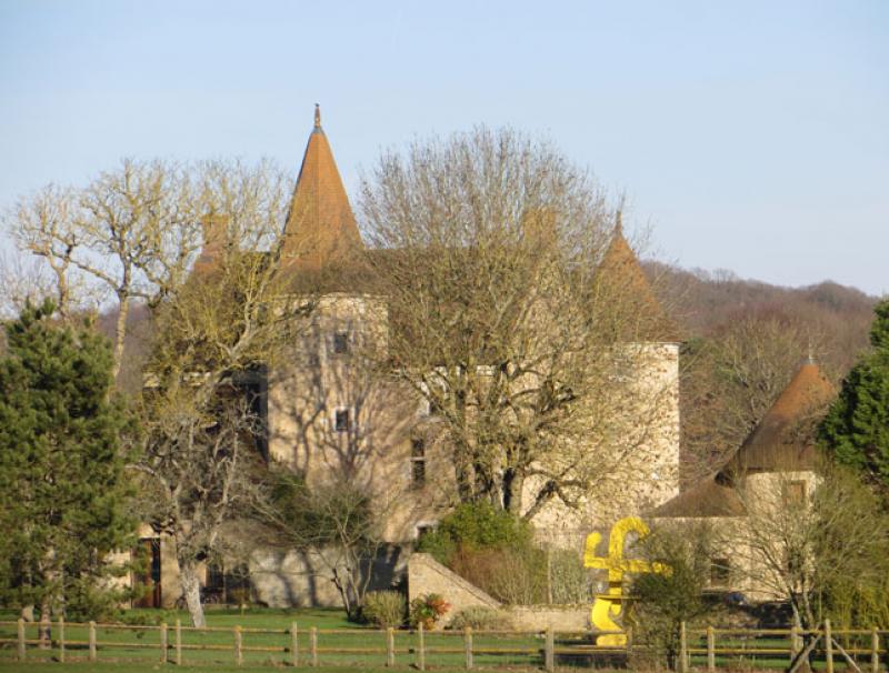 Le Château des Carneaux dans les Yvelines, domicile de Jean Hamon et siège de l'IAC - J.-C.C.