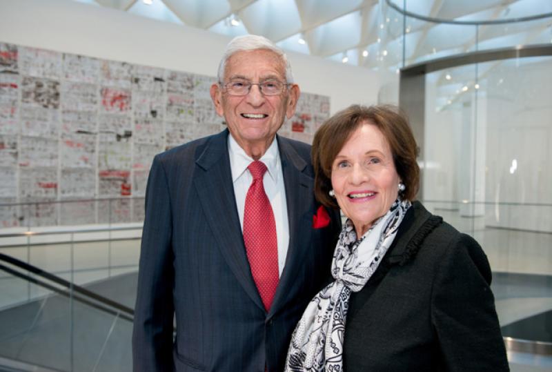 Eli et Edythe Broad, cofondateurs du musée The Broad, à Los Angeles, et figurant parmi les plus importants collectionneurs aux Etats-Unis. The Broad 