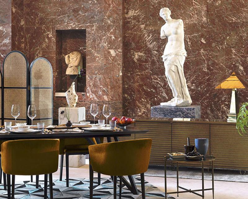 Le dîner en compagnie de la Vénus de Milo © Photo Julian Abrams