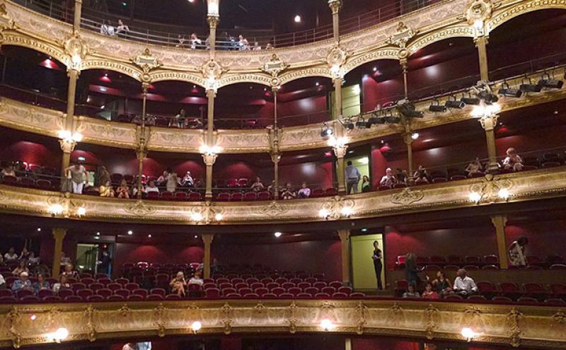 Le Théâtre du Châtelet participe pour la première fois aux Journées du Patrimoine. © Photo 4net, 2015,