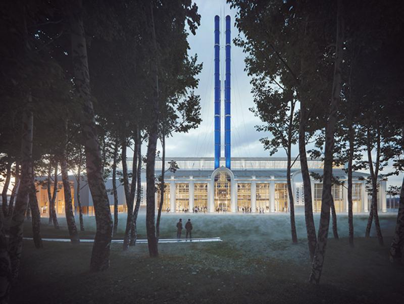 Le projet du musée GES-2 à Moscou. © Renzo Piano Building Workshop.
