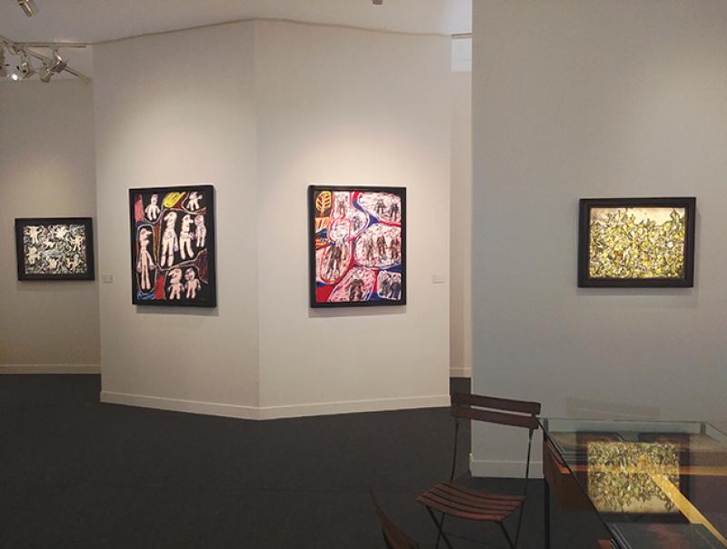 Le solo-show Jean Dubuffet à la galerie Hopkins lors de la Fiac © Photo LudoSane, 16 octobre 2019