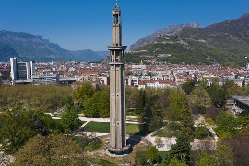La tour Perret. © Photo Thierry Chenu, 2020, Ville de Grenoble.
