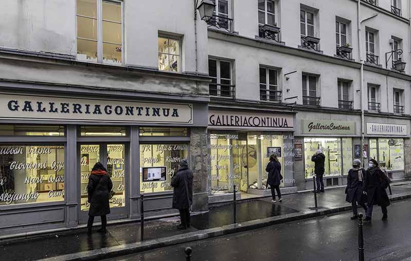 Nouvel espace de la galerie Continua, rue du Temple à Paris. © Sara De Santis