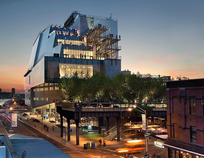 Le Whitney Museum of American Art conçu par Renzo Piano à New York © Photo Ed Lederman, 2015