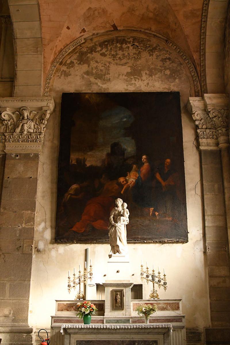 Joseph Vivien, L'Adoration des Mages, 1698, cycle des Mays, église Saint-Nicolas de Givors © Jacques Del Pino - Ville de Givors
