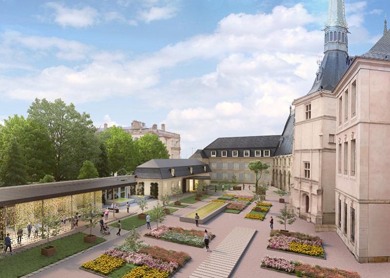 Projet d'extension du Musée lorrain. © Agence Dubois & Associés