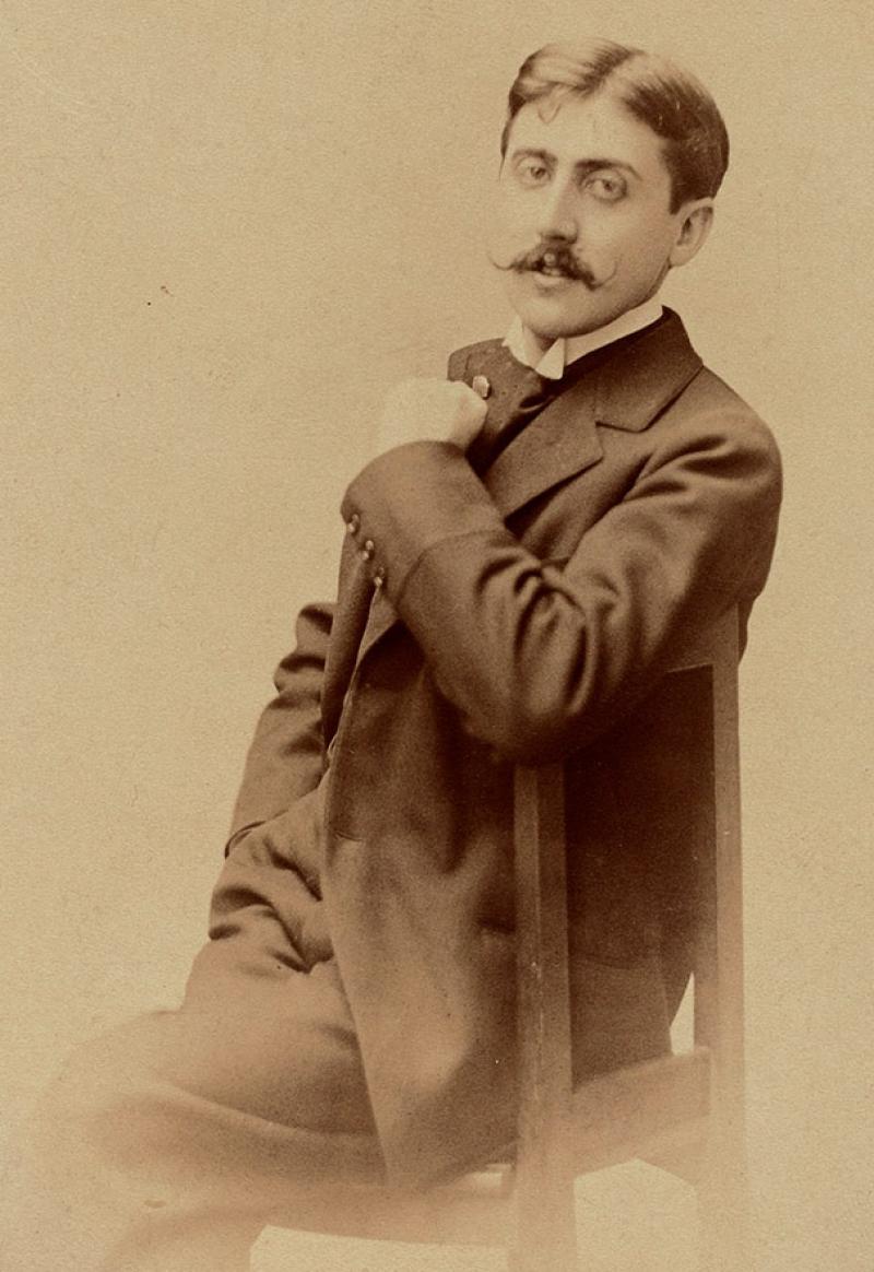 Otto Wegener, Portrait de Marcel Proust, vers 1895, 13 x 10 cm. © Public domain