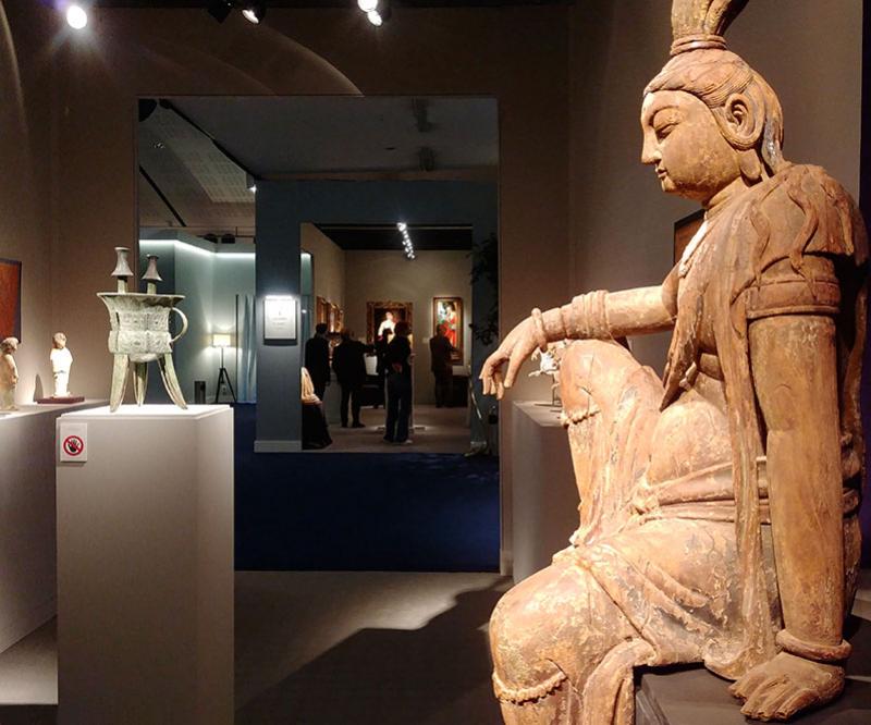 Stand de la galerie Christian Deydier, Fine Arts Paris, 2021 © Photo LudoSane pour LeJournaldesArts.fr