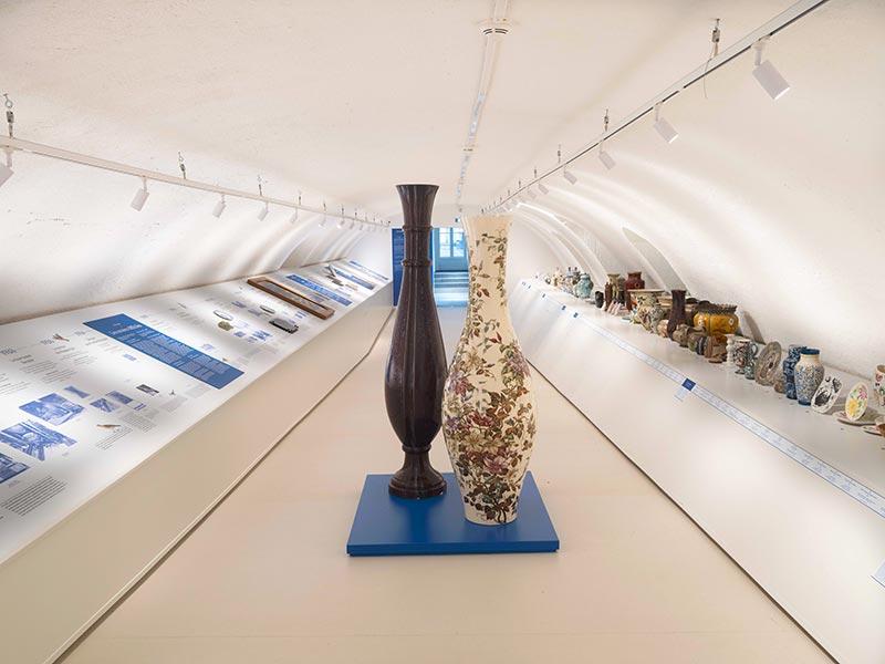 Salle rénovée du Musée de la faïencerie de Gien.  © Musée de la faïencerie