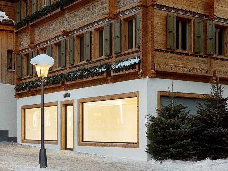 La galerie Gagosian à Gstaad. © Photo Annik Wetter