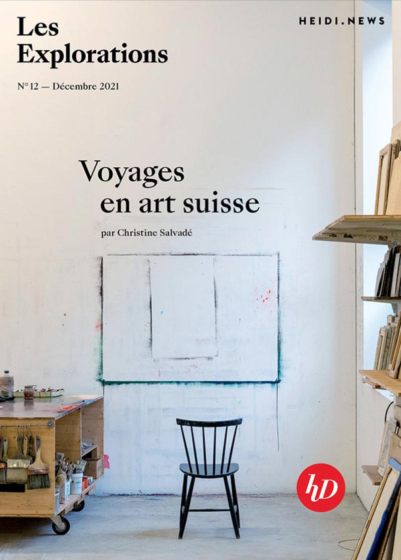 Christine Salvadé, « Voyages en art suisse », Les Explorations no 12, revue, Heidi.news éditions, décembre 2021