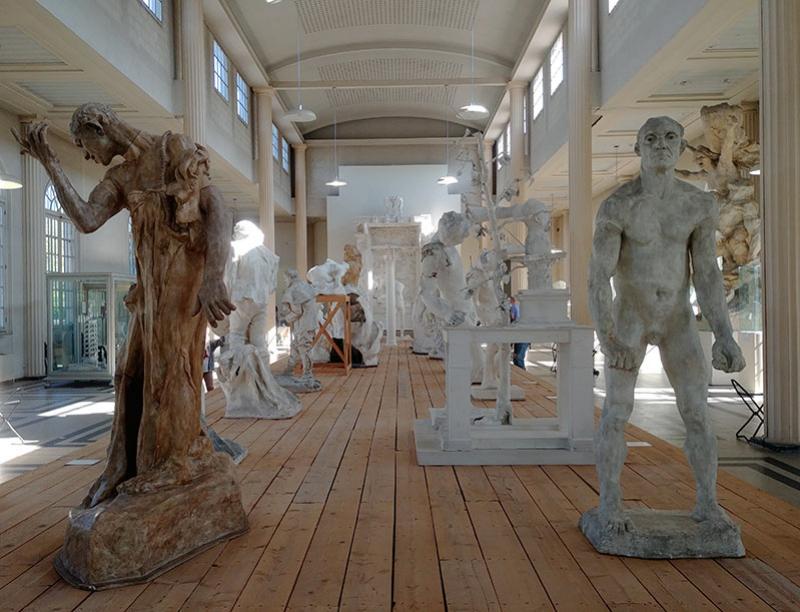 La galerie des plâtres au musée Rodin à Meudon © Photo Ludovic Sanejouand, avril 2022