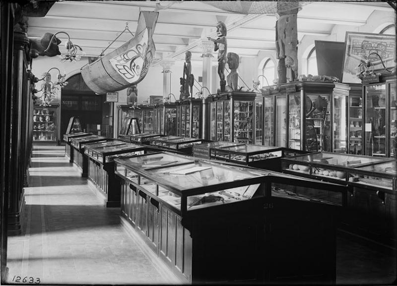 Vue de la galerie en 1902. © American Museum Of Natural History