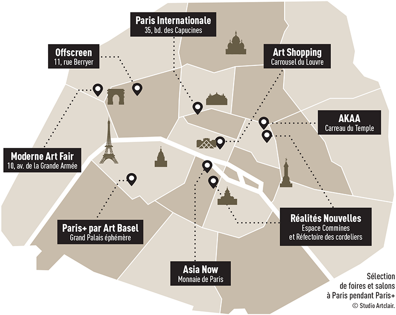 Sélection de foires et salons à Paris pendant Paris+ © Studio Artclair