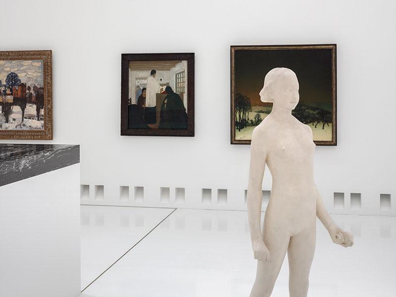 Nouvelle salle de l'extension du Musée royal des beaux-arts d'Anvers (KMSKA) conçue par KAAN Architecten. © Karin Borghouts, 2022