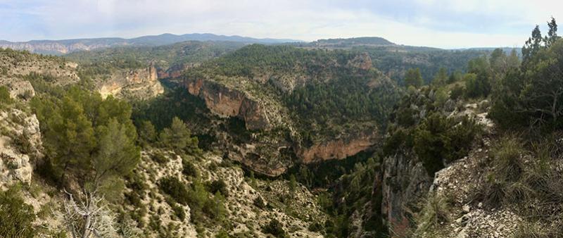 Zone naturelle protégée des Hoces Del Cabriel, à Minglanilla (Cuenca), Espagne © UCLM