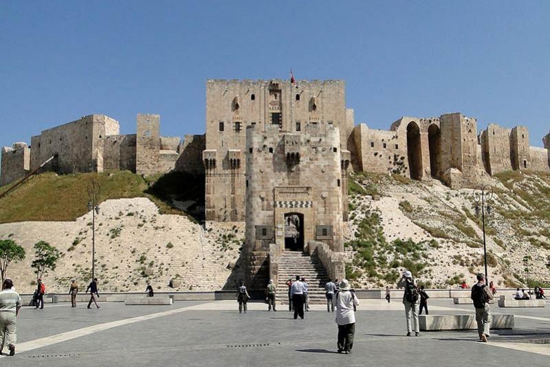 La Citadelle d'Alep (Syrie) en 2010 - Photo Bernard Gagnon / CC BY-SA 3.0