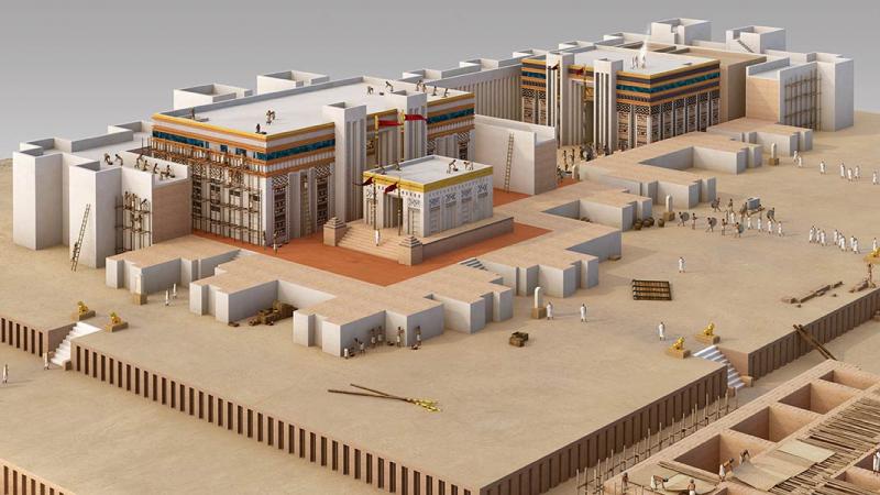 Reconstitution du temple d'Eninnu, principal temple de la cité sumérienne de Girsu. © The Girsu Project / andartefacts-berlin.de