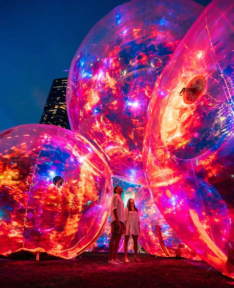 Atelier Sisu, Evanescent, vue de l'édition 2023 de Constellations à Metz. © Jesse Lindemann