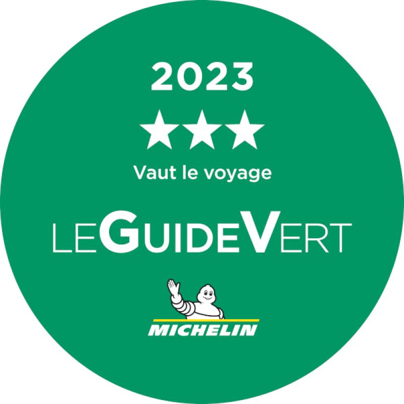 Sticker 3 étoiles du du Guide Vert Michelin