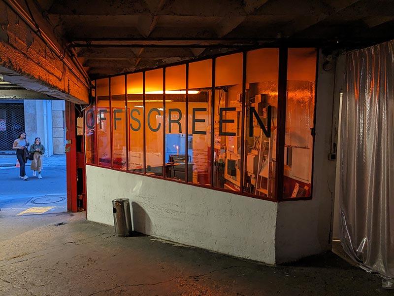 Offscreen 2023 au Grand Garage Haussmann © Photo Ludovic Sanejouand pour LeJournaldesArts.fr