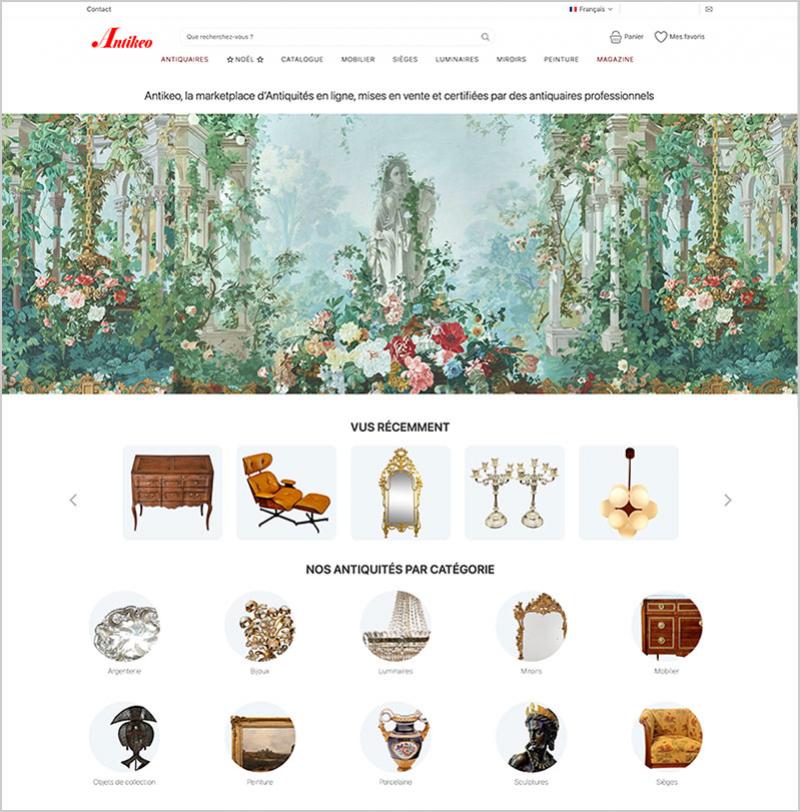 Capture du site Antikeo.com © Antikeo.com