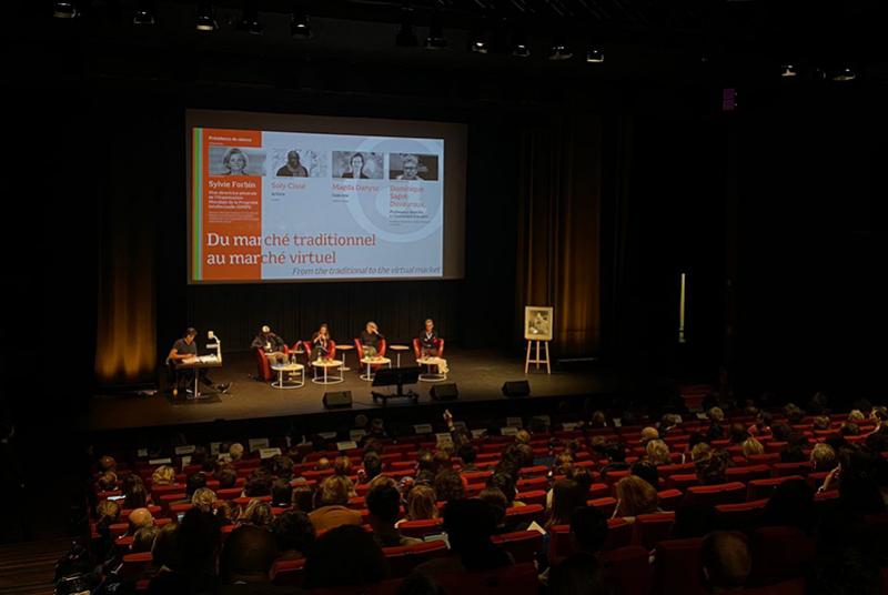 Colloque sur le droit d'auteur organisé le 30 novembre 2023 par l'Adagp. © ADAGP