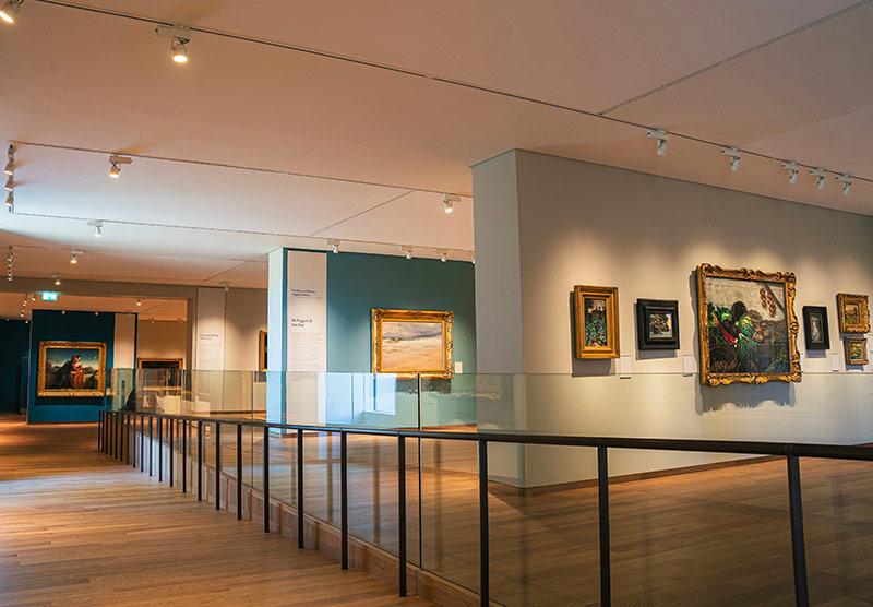 Nouvelles salles consacrées à l'art écossais dans la Galerie national d'Ecosse. © Campbell Donaldson / Ralia Media