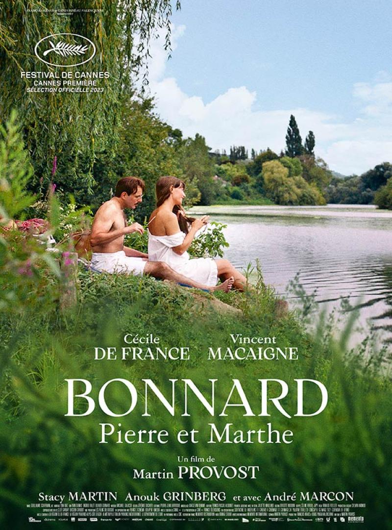 Affiche du film Bonnard Pierre et Marthe réalisé par Martin Provost, 2023. © Memento Distribution