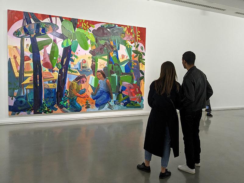 Exposition Dana Schutz : Le monde visible au MAM Paris © Photo Ludovic Sanejouand pour LeJournaldesArts.fr