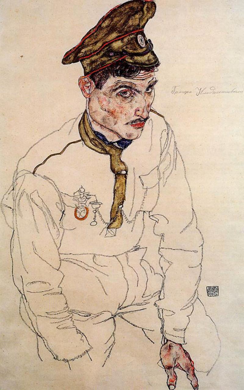 Egon Schiele Prisonnier guerre russe
