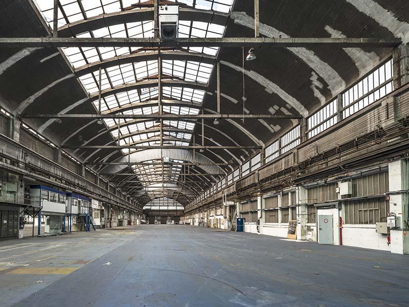 Espace intérieur des Grandes Locos. © Métropole de Lyon / Thierry Fournier.