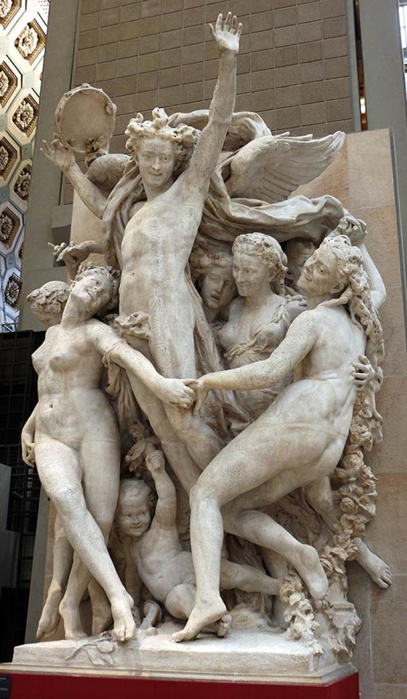 Jean-Baptiste Carpeaux (1827-1875), La danse, 1868, groupe original aujourd'hui conservé au Musée d'Orsay. © Sailko, 2015, CC BY 3.0