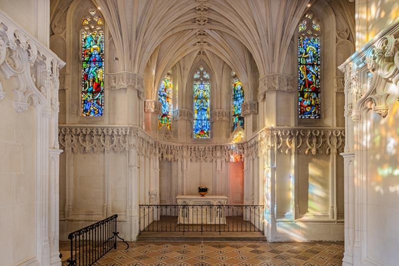 La chapelle Saint-Hubert du château d’Amboise après sa rénovation. © Fondation Saint-Louis / Erwan Fiquet