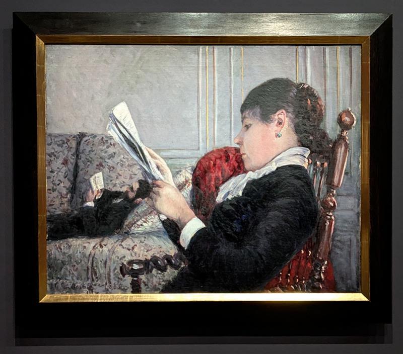Gustave Caillebotte (1848-1894), Intérieur, femme lisant, 1880, collection privée © Photo Ludovic Sanejouand pour LeJournaldesArts.fr