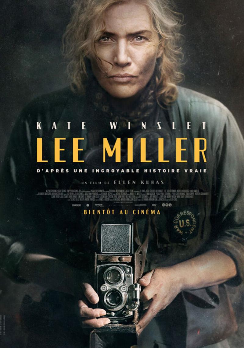 Affiche du film « Lee Miller » réalisé par Ellen Kuras avec Kate Winslet.