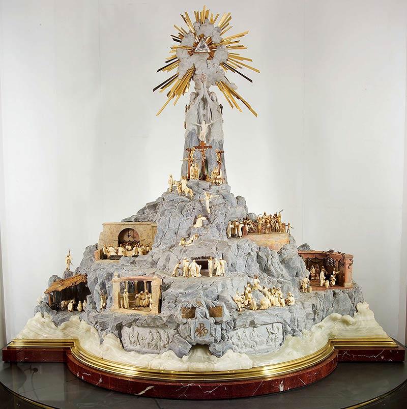 Joseph Chaumet (1852-1928), Via Vitae (1904) « Chemin de Vie », musée eucharistique du Hiéron. © Musée du Hiéron, CC BY-SA 3.0