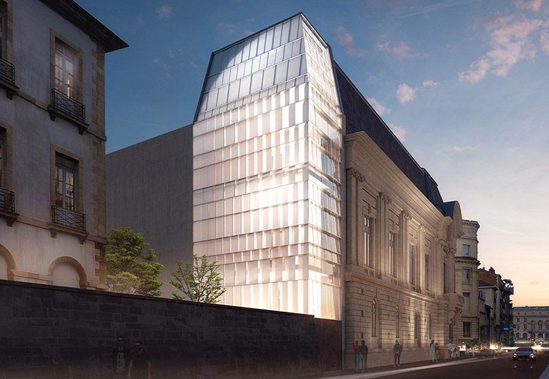 Le phare du musée Bonnat-Helleu par l'agence Brochet Lajus Pueyo (BLV)