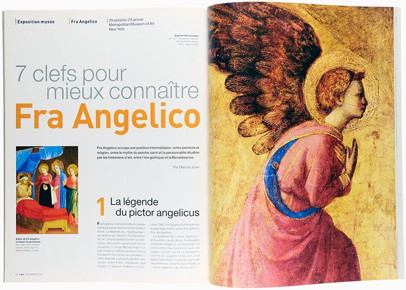 7 clefs pour mieux comprendre Fra Angelico dans L'Œil n°575 de décembre 2005. © Granon Digital / L'Œil