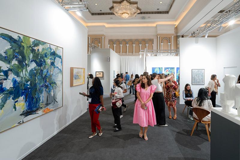 Vue de l'édition 2025 d'Art Dubai. © Spark Media