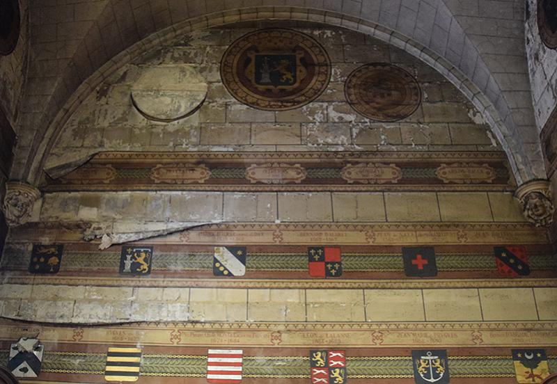 Dégradation dans la Cathédrale Notre-Dame de Dax © Chatsam, 2022