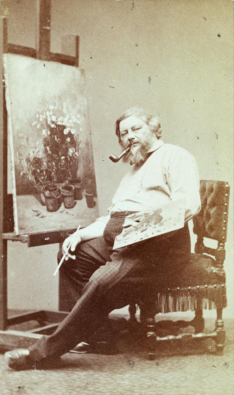 Portrait de Gustave Courbet (1819-1877) réalisé par Etienne Carjat, vers 1870. © Paris Musées / Musée Carnavalet 